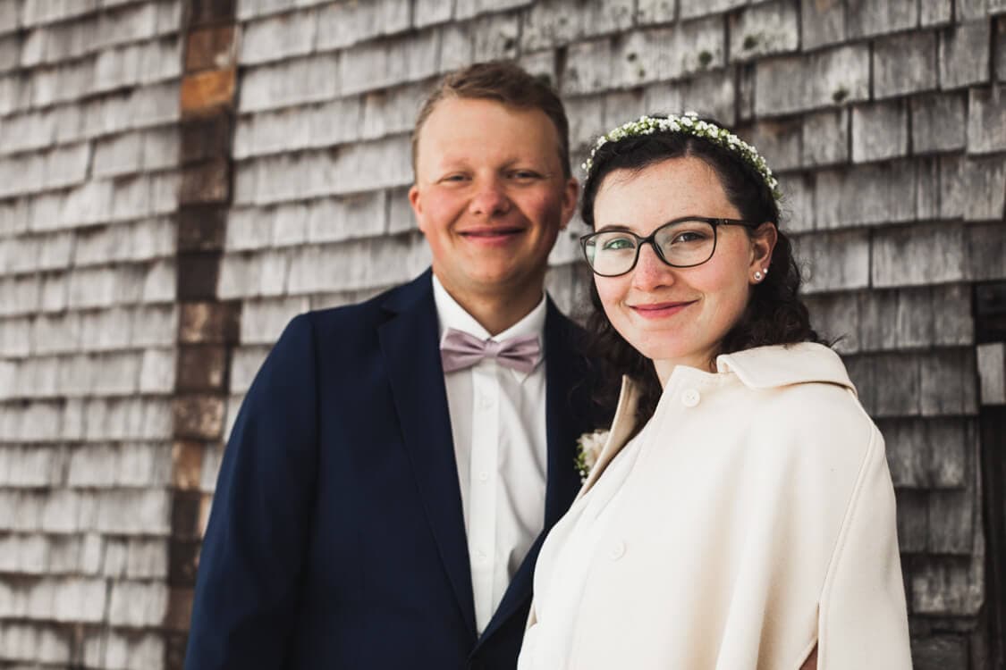 Brautpaar vor Schindel Scheune