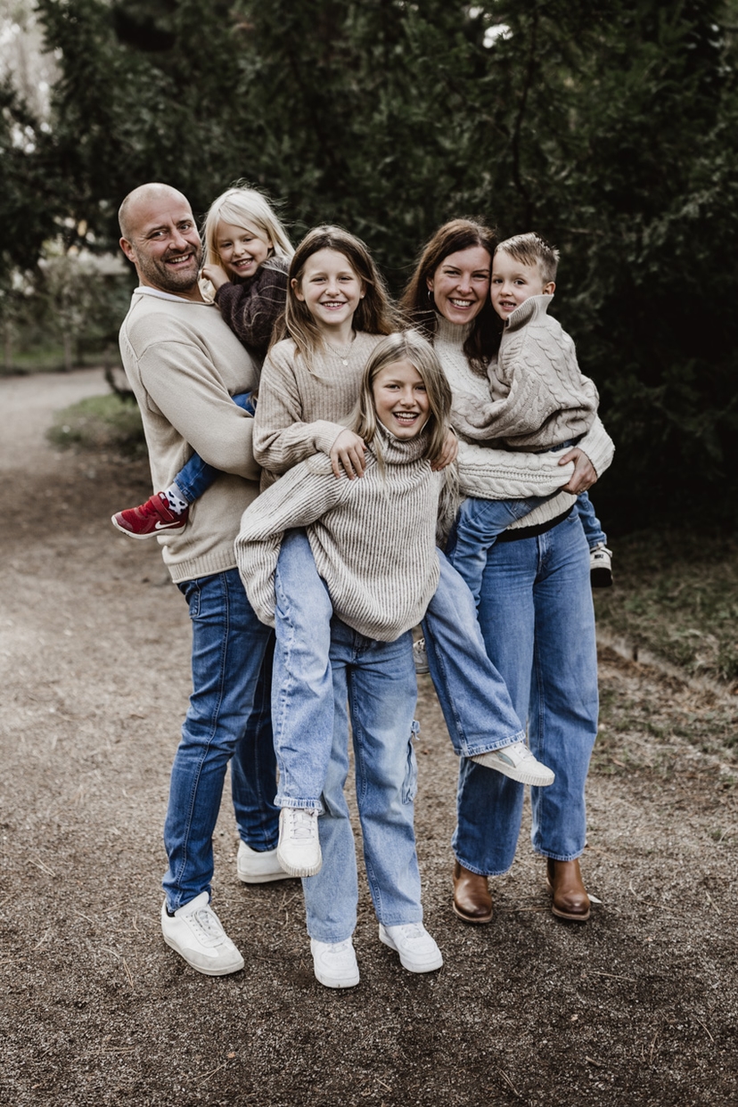 Familie im Herbst