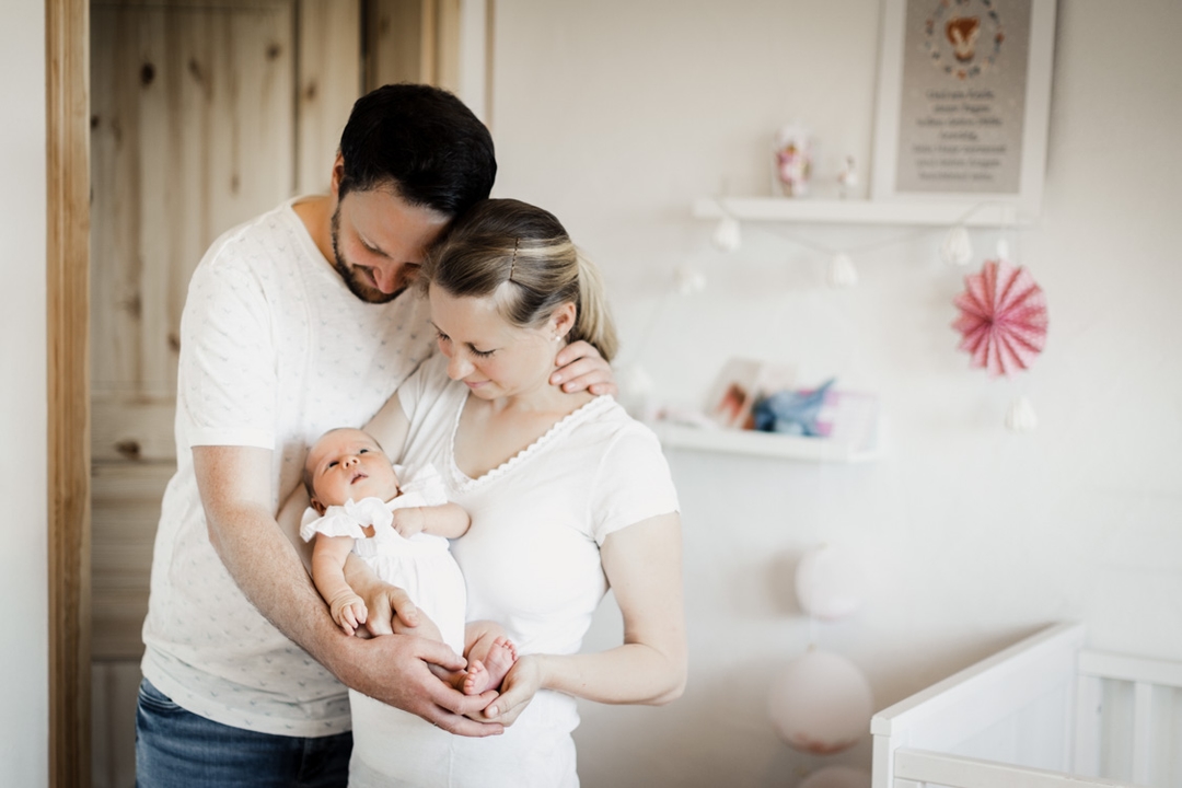 Baby mit Eltern