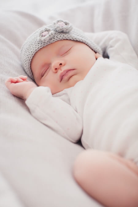 Nahaufnahme von schlafenden Baby